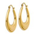 thumbnail image 4 of 14K Yellow Gold Polished Hoop Earrings, 4 of 4