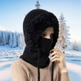 thumbnail image 4 of Mad Bomber Hat - Women Winter Knitted Ski Windproof Hood Thermal Fleece Warm Cycling Hat - Ski Hat, 4 of 5