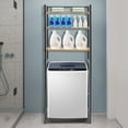 thumbnail image 5 of Laundry Room Storage Organizer, Over The Washer and Dryer Storage Shelves Laundry Room Drying Rack and Space Saver, Hold 33 lb, 5 of 12