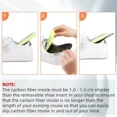 thumbnail image 4 of Carbon Fiber Insole for Men & Women Carbon Fiber Foot Plate Carbon 2pcs Fiber Shoe Insert- Rigid Support Turf Toe Morton Extension, 4 of 7