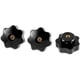 thumbnail image 5 of 20 Piezas M6 Tornillos de Perilla Hembra M6 x 32 mm Hembra Roscada Cabeza de Estrella Perilla de Sujeción Agarre Negro, 5 of 7