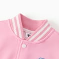 thumbnail image 6 of Disney Girls Bomber Jacket Zootopia Judy Hopps Pink Graphic Varsity Lightweight Sweatshirts Gift Fall Spring Toddler Kids 3T, 6 of 9