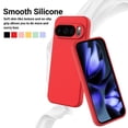 thumbnail image 3 of For Google Pixel 10 Pro Case Liquid Silicone Phone Back Cover with Hand Strap - Green, 3 of 5
