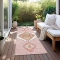 thumbnail image 6 of Addison Rugs Chantille Indoor/Outdoor Traditional Vintage Pink Washable Runner Rug, 2'3" x 7'6", 6 of 6