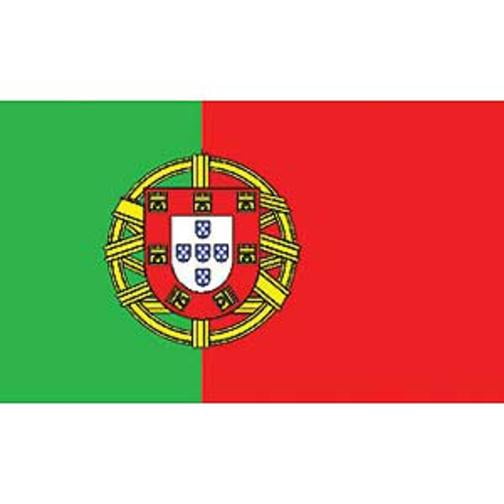 Portugal Flag On A Stick 12" x 18"