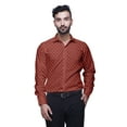 thumbnail image 1 of BESTMAN Printed Cotton Shirts For Men Long Sleeve Formal Shirt For Boy, 1 of 5