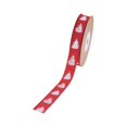 thumbnail image 2 of Cinta navideña de 8 yardas, 1 rollo de tela para adorno navideño decorativo para bricolaje, arreglos florales, ramo festivo para el hogar 15 cm de ancho Sin alambre, 2 of 8