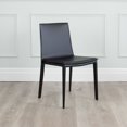 thumbnail image 1 of Hilton Modern Leather & Metal Side Chair - Contract Grade, 1 of 3