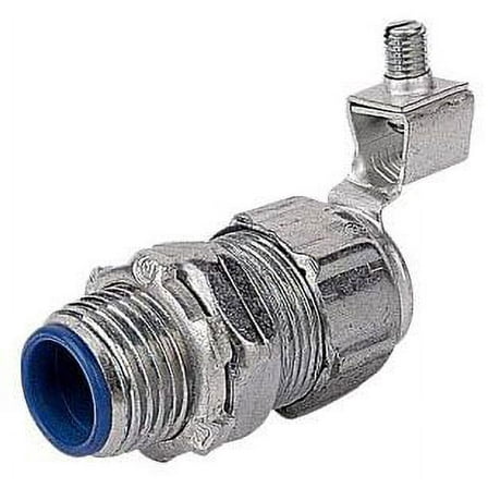 Thomas Betts Straight External Bonding Liquidtight Connector 1/2 In, Steel