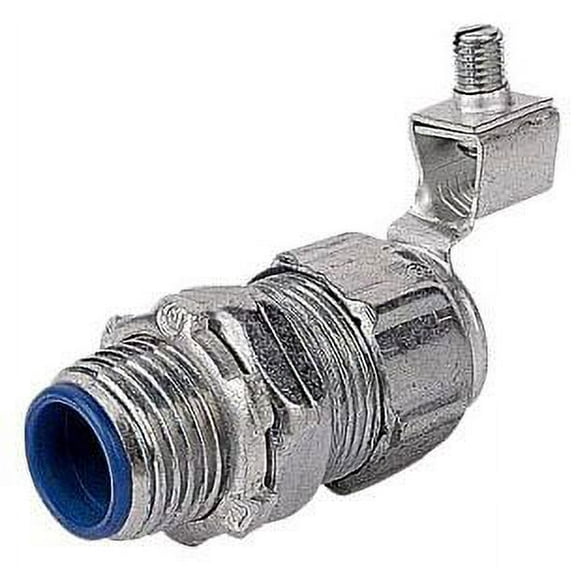 Thomas Betts Straight External Bonding Liquidtight Connector 1/2 In, Steel