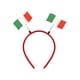 thumbnail image 2 of Diadema con lazo con la bandera de la Copa del Mundo de EE. UU., Canadá y México, decoración para fiestas de fanáticos, diadema con bandera, diadema de plástico, 2 of 6