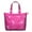 Pink Ribbon Pattern-1, variant on Pink Breast Cancer Travel Tote Bags for Women Carry On,Large Weekender Bags for Women Travel,Multi Functional Duffle Bag for Work,Shopping,Sports