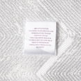 thumbnail image 4 of Violet Linen Princess Zig Zag Vertical Stripes Chevron Pattern, Polyester Jacquard, with Metallic Thread, White, 70 Inch x 216 Inch, Seats 18 to 20 people, Rectangular Tablecloths, 4 of 7