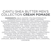 Cantu Men's Styling Pomade with Shea Butter for Flexible Hold, 8 oz