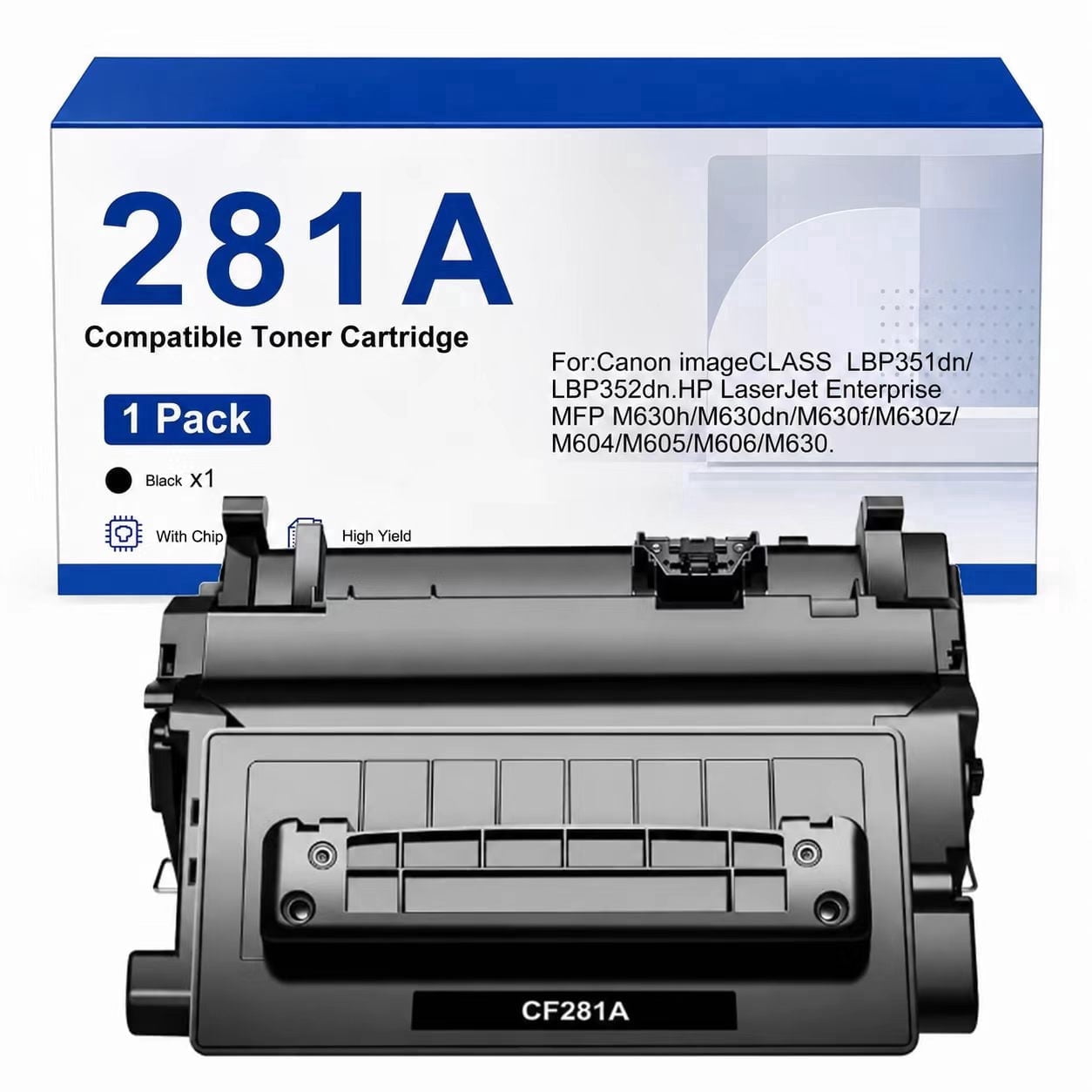 HP 81A Black Original LaserJet Toner Cartridge for M604, M605