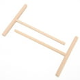 thumbnail image 4 of Qiilu 2Pcs T‑Shaped Wooden Pancake Batter Spreader Crepe Spreader Spatula For Kitch GS, 4 of 8