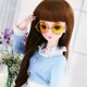 thumbnail image 3 of Gafas de sol de muñeca BJD Perfke Night Lolita Supper Amarillo, 3 of 9