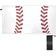 thumbnail image 2 of Coolnut Baseball Beach Towel, Sand Free Super Absorbent Oversized Travel Towel with Mesh Bag for Beach, Camping, Swimming, Holiday, 30 x 60 Inch Washcloth Gift, 2 of 7