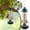 Green, variant on Outdoor Hanging Bird Feeder, 13" Tube Feeder with Top Filling Design, Heavy Duty Squirrel Proof, Weather Resistant Wild Bird Feeder for Garden Patio