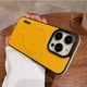 thumbnail image 4 of Business Double Color Leather Magsafe Case for iPhone 12 13 14 15 Pro Max Magnetic Matte Soft Shockproof Cover for iPhone 15Pro, 4 of 5