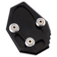 thumbnail image 1 of Almohadilla de extensión de de placa de caballete lateral de motocicleta negra para Negro Zulema Cojín de pieles de motocicleta, 1 of 8