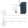thumbnail image 2 of Towel Rack Wall Mounted Bathroom Towel Rack, Space Saving Towel Holder, Swivel Stainless Steel Towel Bar, 360° Rotation 6 Arms Towel Racks for Bathroom Ciozy, 2 of 9
