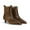 Brown Snake, variant on Women's Mala Dress Ankle Boot Brown Snake 10M