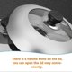 thumbnail image 2 of Stainless Steel Pan Lid Round Pot Lid Steam Pot Lid Stainless Steel Universal Lid Frying Pan Cover, 2 of 4