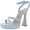 Light Blue, variant on MADDEN GIRL Womens Pink Padded Embellished 1" Platform Adjustable Ankle Strap Zanee Square Toe Flare Buckle Heeled Sandal 9.5 M