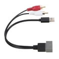 thumbnail image 1 of Cable Adaptador de audio y video BuyWeek USB 2 RCA de 8 pines para Nissan Cube Juke Versa, 1 of 9