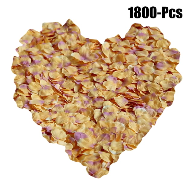 1800PCS Artificial Petals Decorative Rose Petals Flower Petals for Wedding