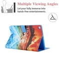 thumbnail image 3 of Allytech Case for Samsung Galaxy Tab A7 10.4 Case 2020, SM-T500 SM-T505 SM-T507 Cover, Slim PU Leather Folio Stand Magnetic Closure Wallet Case for Galaxy Tab A7 10.4" 2020 Model T500, Sea, 3 of 6
