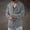Gray, variant on Wovilon Summer Casual Relaxed Fit Hooded Button Down Shirt for Men, Lightweight Textured Long Sleeve Top with Drawstring Hood, Versatile Vacation Outdoor Outfit