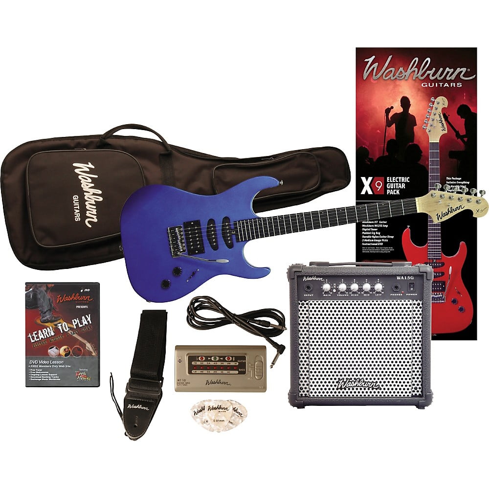 washburn electric guitar pack