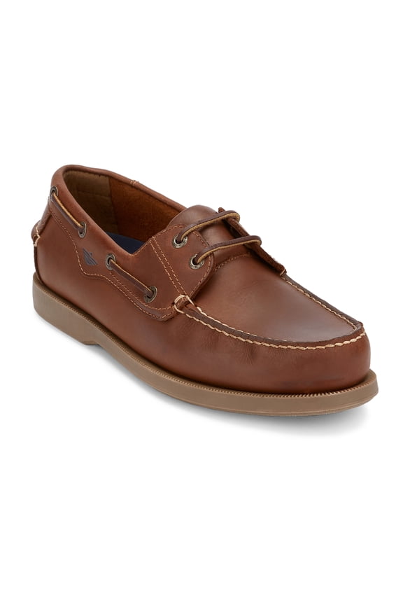 Mens Castaway Classic Leather Boat Shoe