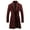 A-Burgundy, variant on Women Winter Wool Blend Mid-Long Coat Warm Single Breasted Pea Coat Notch Lapel Trench Coat Jacket with Pocket D-Blue
