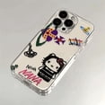 thumbnail image 5 of Sanrio-funda de teléfono con pintura al óleo de Hello Kitty, carcasa anticaída para Iphone 15 14 13 12 11 Pro Max 7 8 Plus X XR XS Max Girl, 5 of 5