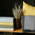 thumbnail image 4 of Bohemian Set of 2 Handmade Decorative Throw Pillow Solid Jacquard 12" x 20" Ivory Lumbar for Couch, Bedding, 4 of 4