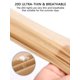 thumbnail image 5 of Luxtrada - Paquete de 4 pantimedias transparentes para mujer, talla grande, color piel, 20D, ultra resistentes, talla queen (piel), 5 of 8