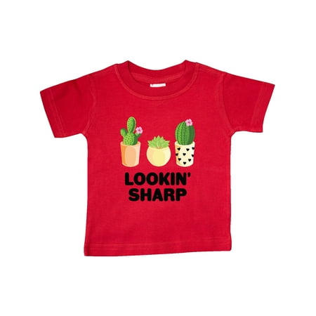 

Inktastic Lookin Sharp with Cacti and Succulent Gift Baby Boy or Baby Girl T-Shirt