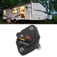 thumbnail image 4 of Overcurrent Protector, Waterproof Safe  Shutdown Fuse Circuit Breaker Small Panel Mount  For RV Marine 30A, 4 of 8