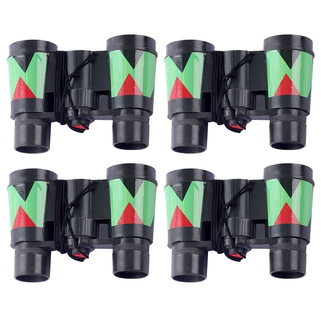 IFANLANDOR 4 Pcs Jumelles Portables Télescope Durable pour Observation des Oiseaux Randonnée et Voyage Design Unique