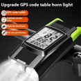 thumbnail image 3 of 3 in 1 GPS Bike Headlight Speedometer & Horn Bicycle Front Lamp A, 3 of 5