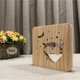 thumbnail image 2 of Luz de noche de búho para niños, lámpara 3d de madera, luces de madera creativas, luces decorativas simples, patrón de talla de madera 3d, luz de noche Led para escritorio Feliz Sencillez, 2 of 5
