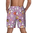 thumbnail image 4 of Uemuo Lovely Animals Pattern Mens Swim Trunks Quick Dry Board Shorts with Mesh Lining, Stretch Beach Shorts Quick Dry No-Chafing Board Shorts-Small, 4 of 9