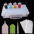 thumbnail image 1 of Boîtes de Rangement pour Peinture Diamant, 64 Compartiments Transparent pour Kit d'Art Diamant, 1 of 5