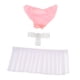 thumbnail image 5 of Traje de muñeca para niñas a escala 1:6, decoración de cosplay para figuras de 12 pulgadas, figura de acción coleccionable Conjunto de top rosa, 5 of 9