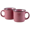 thumbnail image 1 of Mainstays Pink glaze with black dots soup 16OZ Mug, 1 of 5
