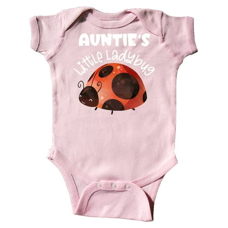 

Inktastic Auntie s Little Ladybug Gift Baby Boy or Baby Girl Bodysuit