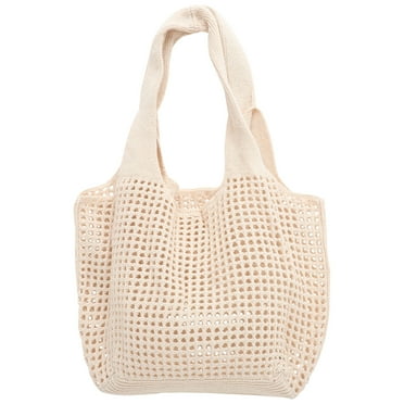 Hollow Tote Bag Oversize Beach Woven Bags for Women Makeup Handbags Shoulder Summer Miss